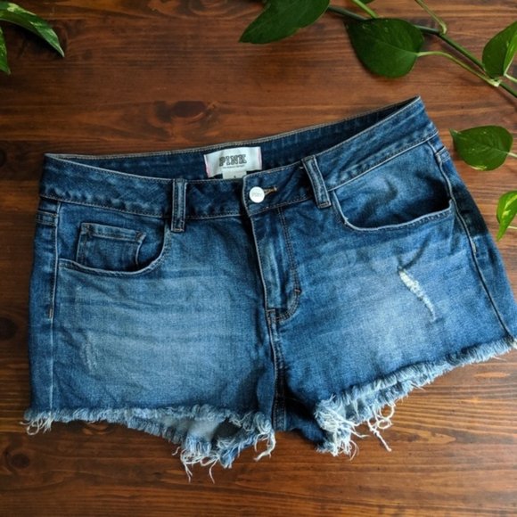 PINK Victoria's Secret Pants - VS PINK cut off denim shorts size 8